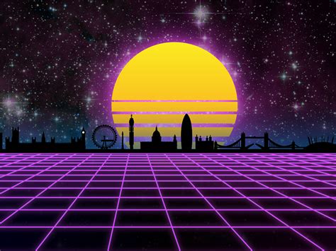 Virtual London First Attempt At Vaporwave Synthwave