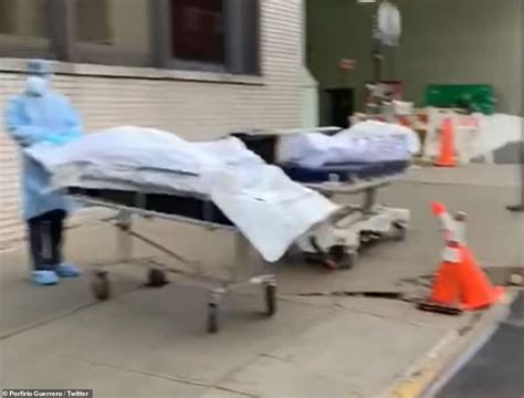 New York Hospitals Set Up Refrigerated Trailers To Be Used As Makeshift