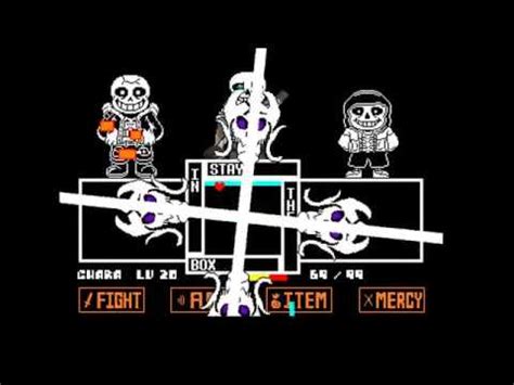 Game made by system, zeroxilo, crosu undertale by. Farthest Attempt So Far | Ink!Sans Phase 2 Version 0.37 ...