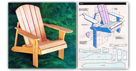 Classic Adirondack Chair Plans • Woodarchivist