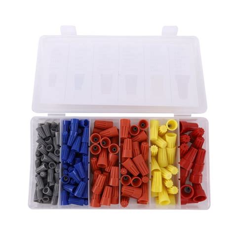 180pcs Electrical Wire Connectors Screw Terminals Easy Twist On