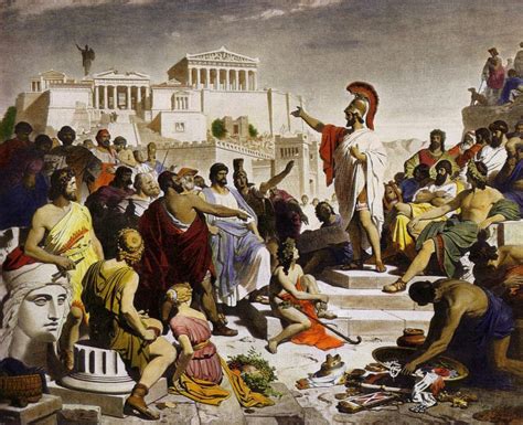 La Democracia Griega El Chanchullo De Los Atenienses
