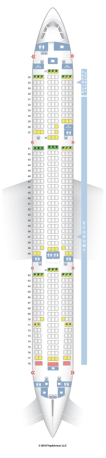 Airbus A332 Seating Chart Philippine Airlines Elcho Table
