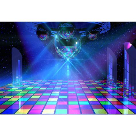 Csfoto 10x7ft Disco Party Backdrop 80s Themed Party Photography