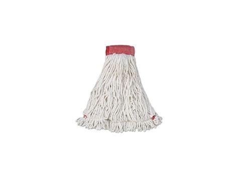 Rubbermaid Commercial Rcp A253 Whi 24 Oz Web Foot Blend Shrinkless Wet Mop 5 Headband White