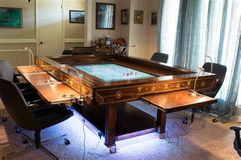 Gaming Table Build From Mrtrollokc Gaming Table Diy Woodworking