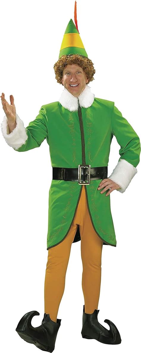 Rubie S Men S Buddy The Elf Deluxe Costume Uk Toys And Games