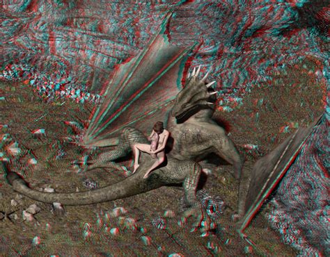 Rule 34 3d 3d Anaglyph Breasts Dragon Duo Female Human Male Nude Oral Scalie 582238