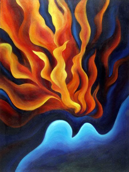 Flames Holy Spirit Prophetic Art Ts Of The Spirit