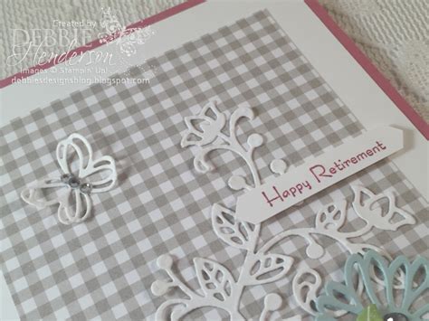 Debbies Designs Happy Retirement Linda With A Journal Card