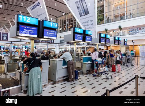 Cape Town South Africa African International Airport Cpt Terminal Stock