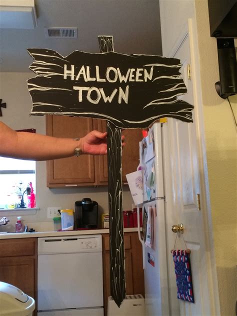 Check out our halloween town selection for the very best in unique or custom, handmade pieces from our shops. Halloween Town Sign | Nightmare before christmas halloween ...