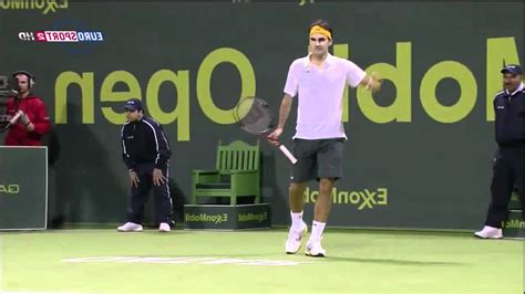 Roger Federer Lefty Tweener Between The Legs Shot Hd Youtube