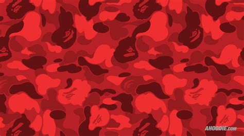 Camo Bape Wallpaper Red 1080p 4k Hd Wallpapers For 268