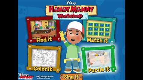Handy Manny Intro Top Kids Apps Youtube
