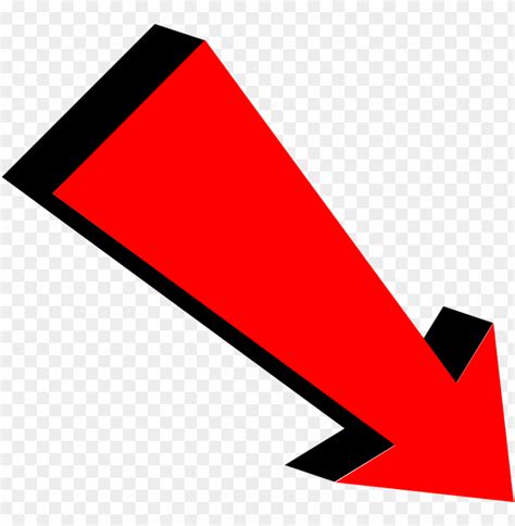 Red Down Arrow Png Png Transparent With Clear Background Id 402782 Png
