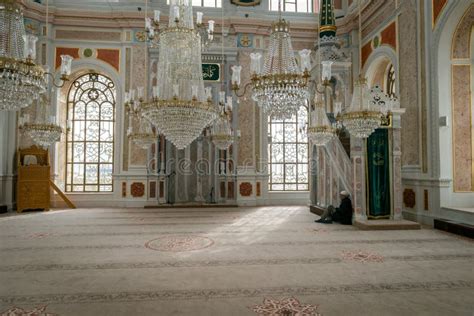 Ortakoy Mosque Interior In Istanbul Turkey Editorial Stock Image