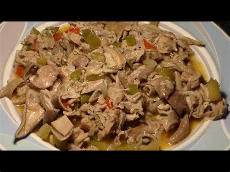 Soul food is used to refer to the kind of food, for example corn bread , ham , and greens. How To Clean, Prepare, And Cook Chitterlings & Hog Maws ...