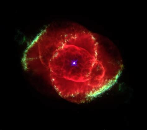 This 1995 Portrait Of The Cats Eye Nebula In The Draco Constellation