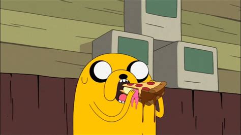 Jake The Dog Cant Bring Himself To Eat Ice Cream Pizza Youtube