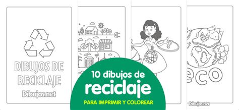 10 Dibujos De Reciclaje Para Imprimir Y Colorear