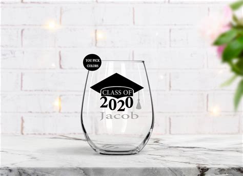 Graduation gifts don't need to be expensive — even a simple note from a family member would be enough that special day a little brighter. Class of 2020 personalized gift, Graduation gift, College ...