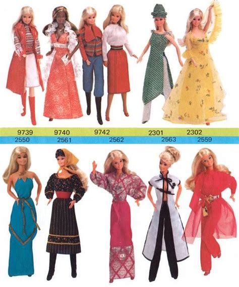 1979 1980 Barbie Superstar Booklet Page Get Up N Go Fashions And