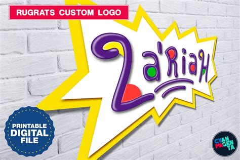 Rugrats custom logo with name | Etsy