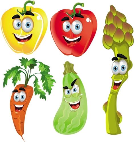 Vegetable cartoon image 02 vector Free vector in Encapsulated