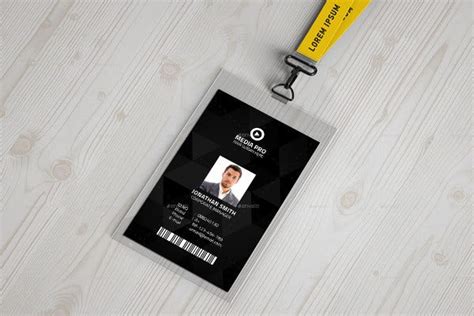id card templates word psd ai pages  premium templates