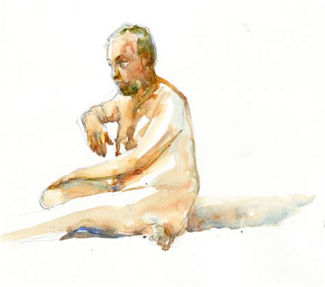 Human Figure Studies In Watercolor