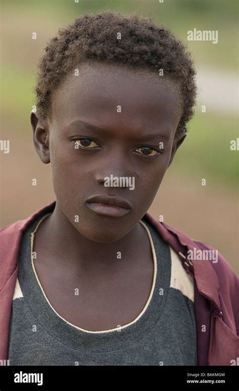 Burkina Faso Oudalan Province Sahel Young Shepherd Of Fula Ethnic