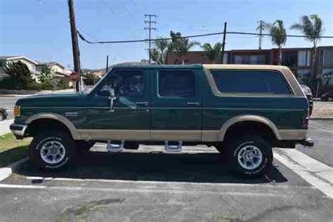 Rare 1990 Ford Bronco 4 Door 4x4 Eddie Bauer Edition For Sale Ford