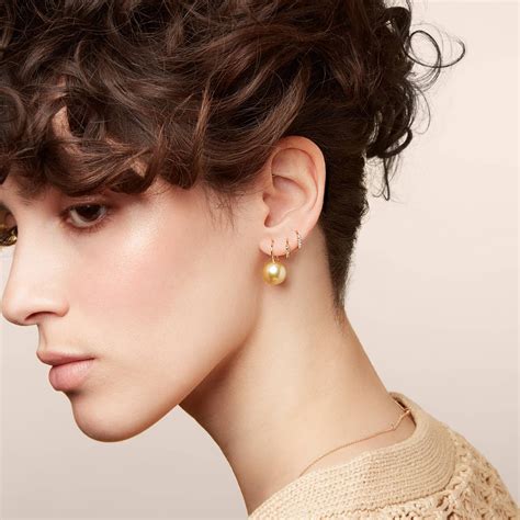 18ct Gold South Sea Pearl Hook Drop Earrings Annoushka UK