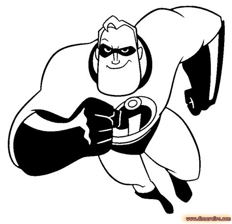 Disney the incredibles coloring pages download and print for free