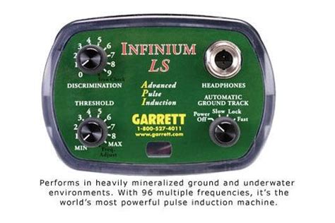 Garrett metal detectors infinium owner's manual. metal detector garrett infinium,metal detector infinium ...