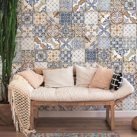Moroccan Style Mix Italian Porcelain Wall And Floor Tiles 20x20cm Sqm