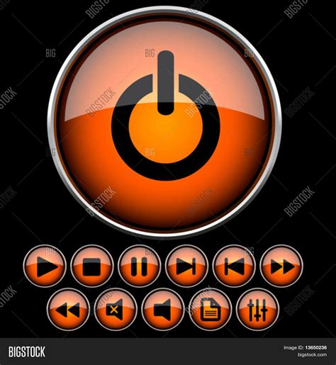 Set Buttons Web Vector And Photo Free Trial Bigstock