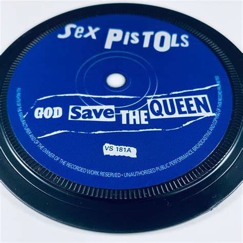 Sex Pistols God Save The Queen Coaster