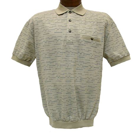 Available in a wide variety of styles, colors and prints, our. Men's LD Sport® By Palmland Short Sleeve Allover Jacquard ...