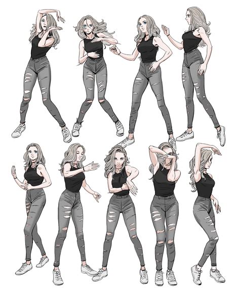 Pin by Tanja Ginter on Poses Set | Art poses, Character art, Character