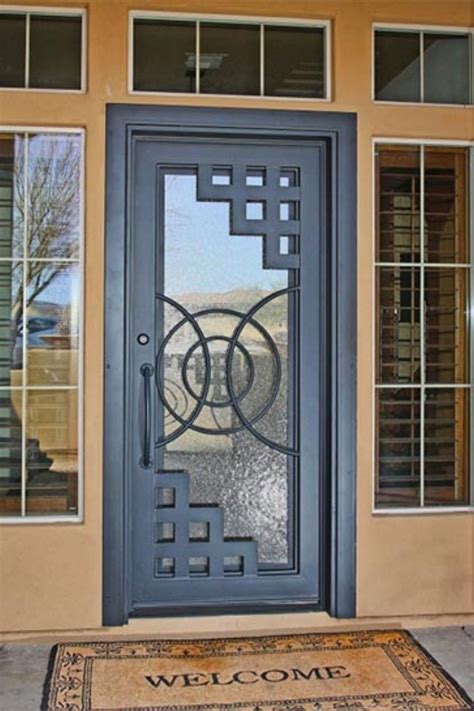 Modern Iron Doors Ideas to Make Your Entrance Look Beautiful