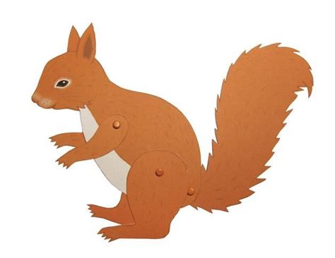 Bastelbogen Eichhörnchen - Kunst Handwerk | Paper dolls, Paper dolls