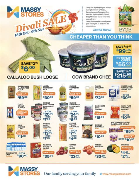 Follow us for shopping tips, savings and specials. Divali Sale | Massy Stores Trinidad