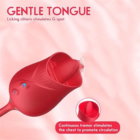 For Rose Clit G Spot Vibrator Oral Licking Thrusting Dildo Bullet Sex Toys Women Ebay