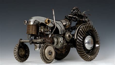 Recycled Car Parts Turn Art Autoevolution