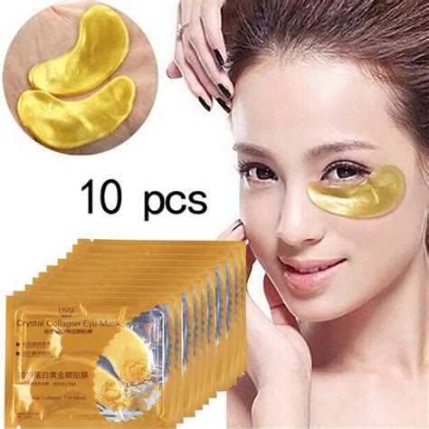 10pcs Anti Aging Gold Crystal Collagen Eye Mask Skin Care Eye Patches