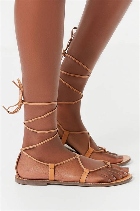 Leather Lace Up Gladiator Sandal Lace Up Gladiator Sandals Womens Sandals Wedges Gladiator