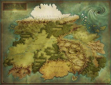 Sapience Commission By Ramah Palmer On Deviantart Fantasy World Map
