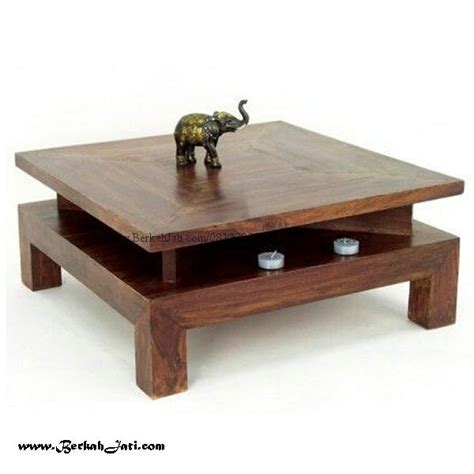meja tamu minimalis unik kayu jati berkah jati furniture berkah
